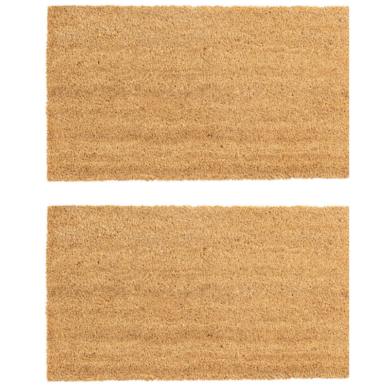 Nicola Spring Plain Coir Doormat Wayfair.co.uk